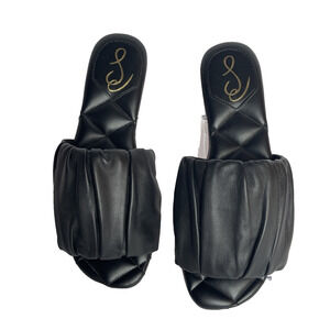 SAM EDELMAN BRIAR Women's size 8 Shoes Slip-in Mule Slides Sandals BLACK NWT